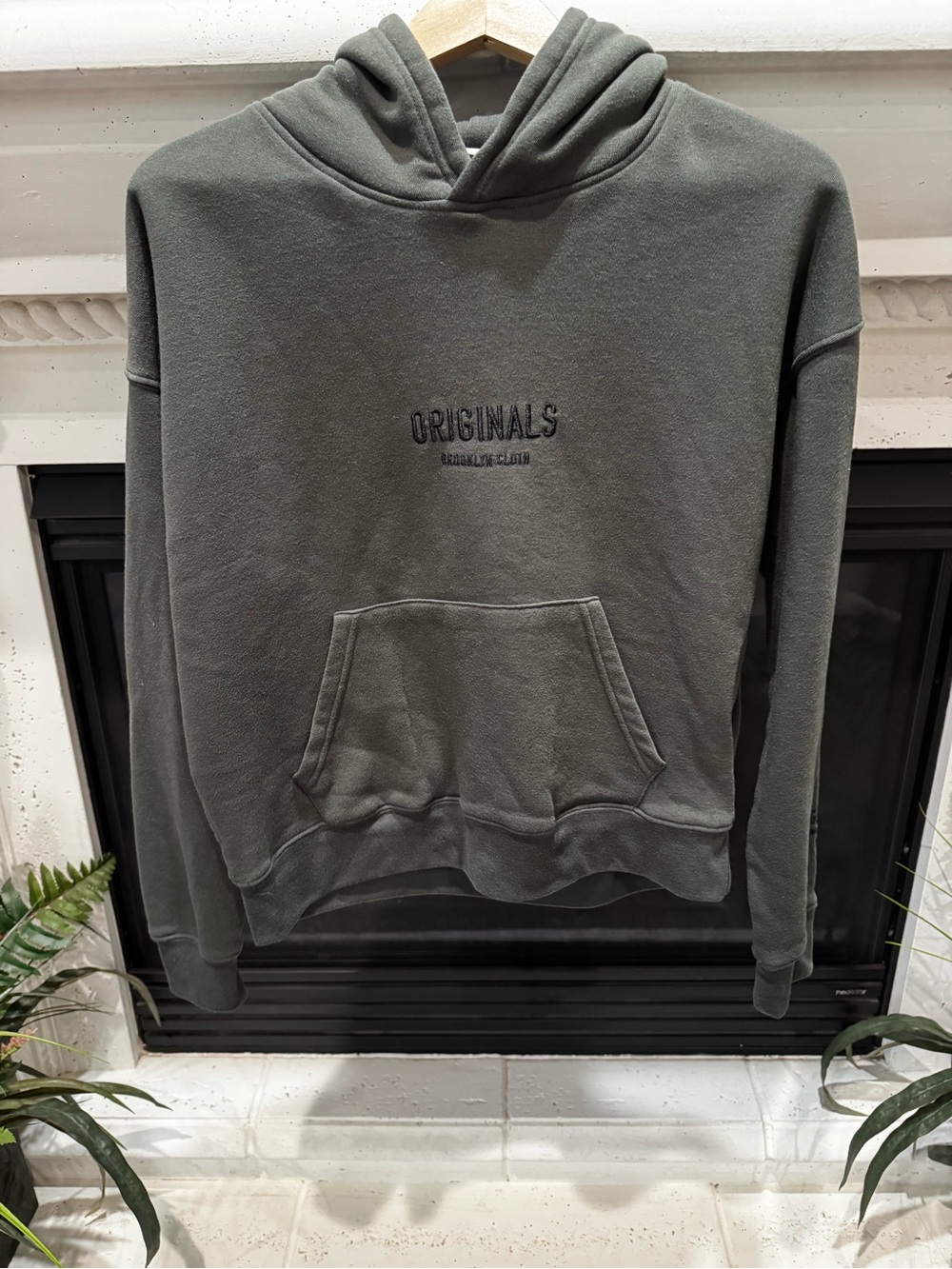 Brooklyn Cloth Olive Green 'Originals' Pullover Hoodie